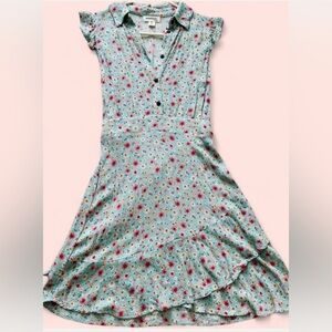 VTG Y2K Feminine Floral Cottage-Coquette Mini Dress (EUC)